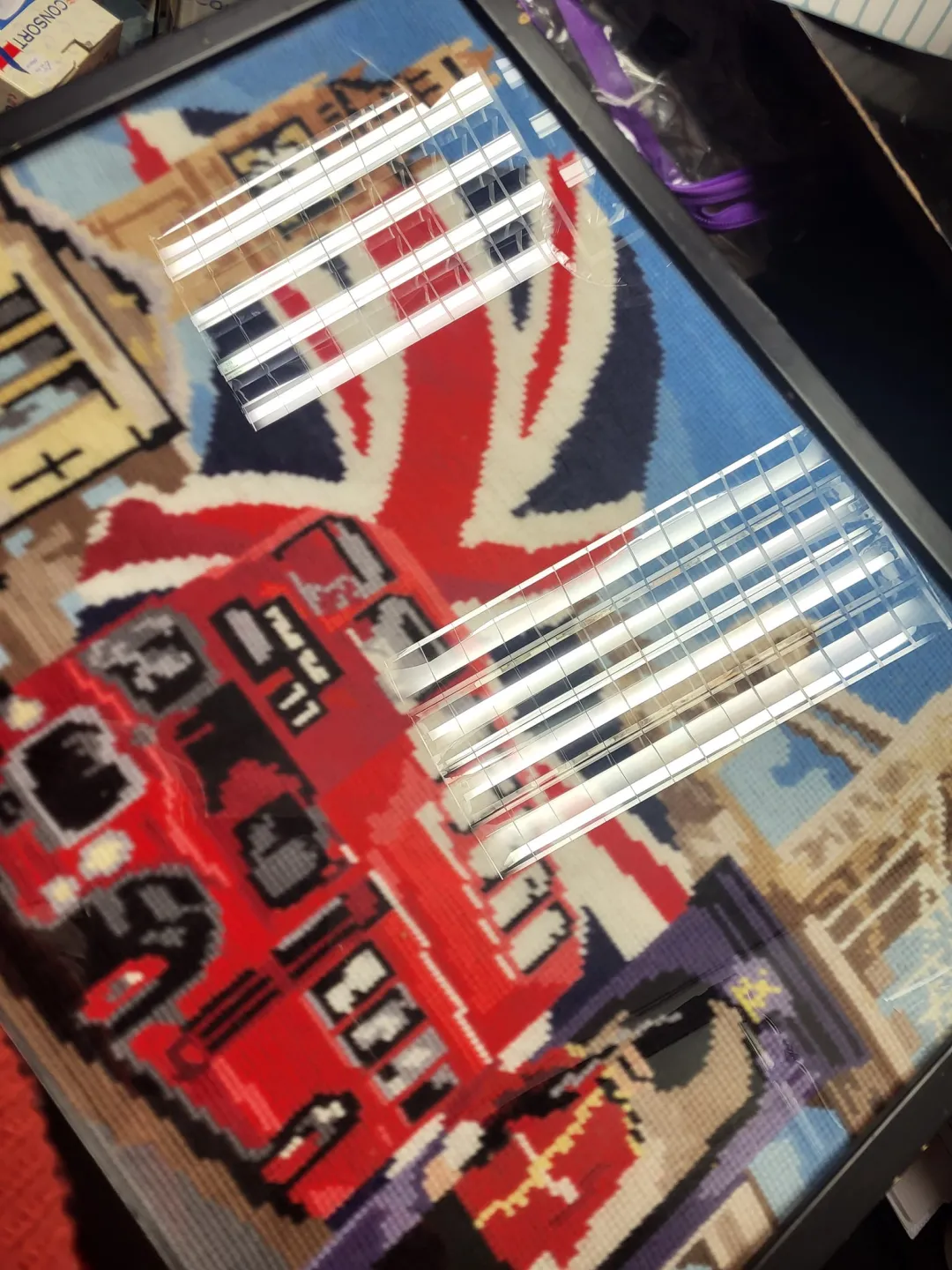 Photo from Jayne's Baby Bank (main page), 13 Jan 2024: Stunning donations this morning! I don't want to sell this! I may get Dan to put it up in the shop!