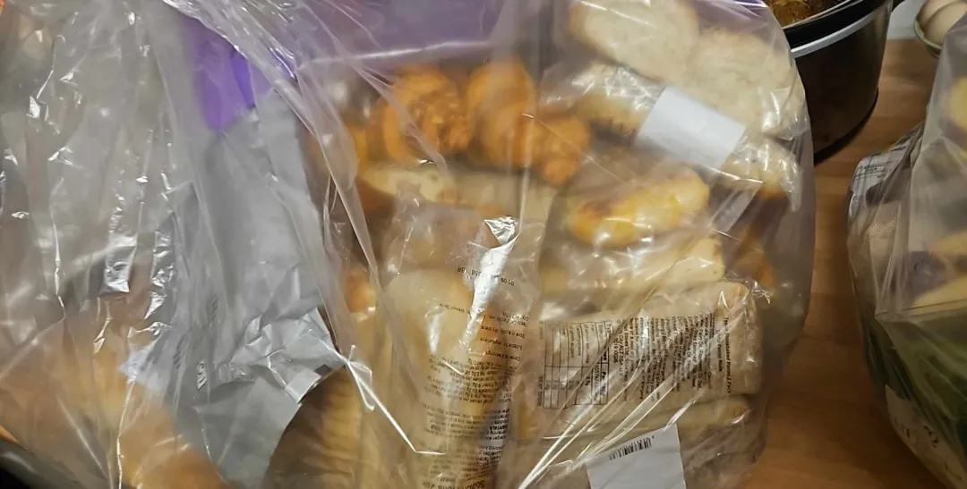 Photo from Jayne's Baby Bank (main page), 22 Jan 2024: One or our volunteers collected the food pick up tonight! Lovely amount. We can't give it out to the public yet but preparations are being m