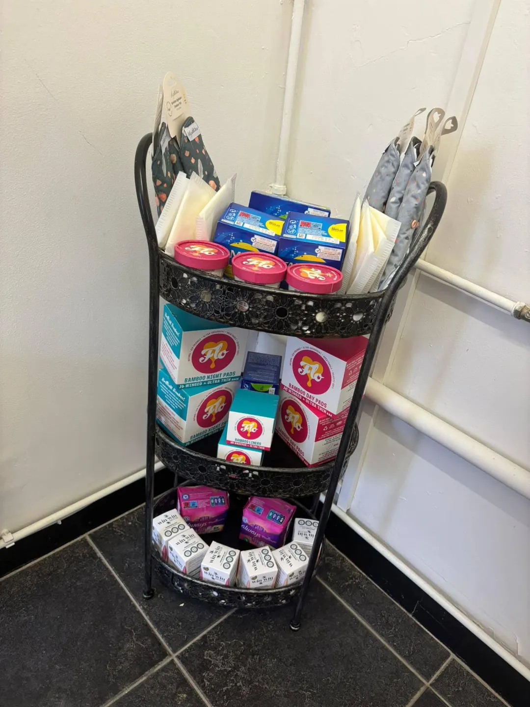 Photo from Jayne's Baby Bank (main page), 1 Dec 2025: Thank you Grace & Cole for supplying our customer toilets with period products. Thank you Waitrose & Partners for supplying period products 