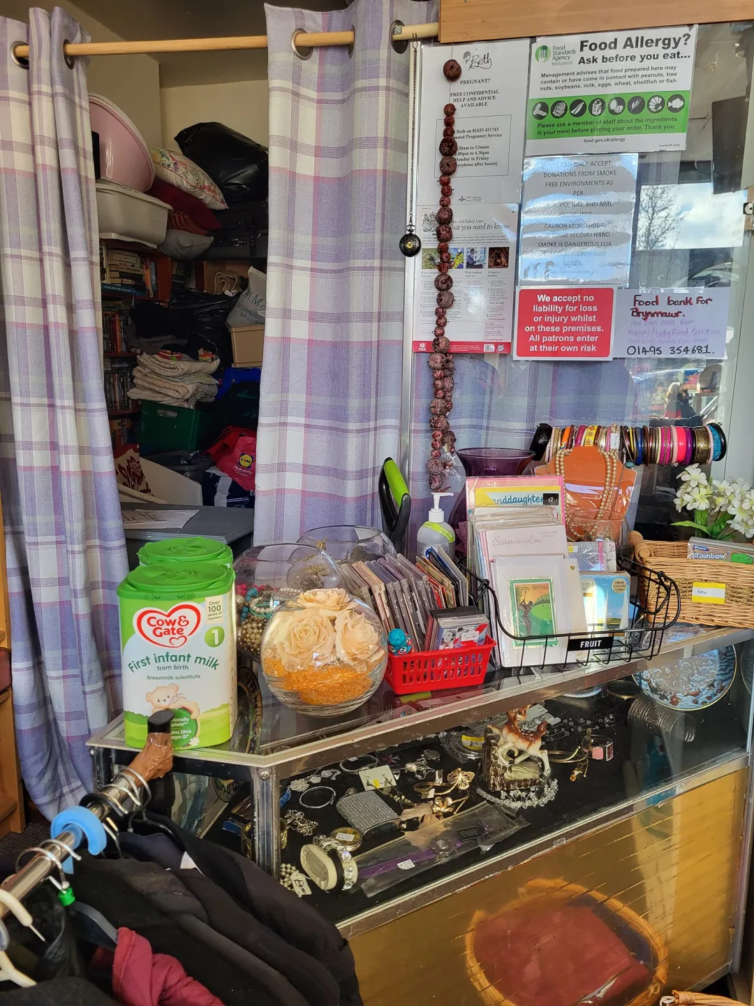 Photo from Jayne's Baby Bank (main page), 14 Jan 2024: Brynmawr Shop looking good! Thank you Sarah Calver & Dave