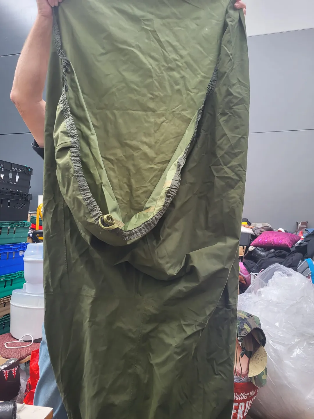Photo from Jayne's Baby Bank (main page), 31 May 2024: Waterproof sleeping bag covwr Gortex £25 please Excludes discounts