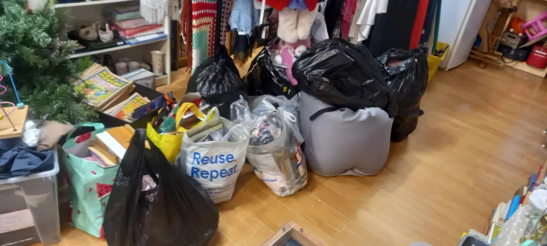 Photo from Jayne's Baby Bank (main page), 18 Jan 2024: Some of the donations today. Thank you