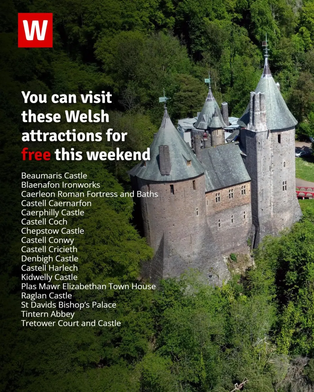 Photo from Jayne's Baby Bank (main page), 26 Feb 2026: How to claim your free tickets: 1. Go to Cadw’s ‘Find a Place to Visit’ page and click on the historic place you want to visit 2. Click ‘Boo