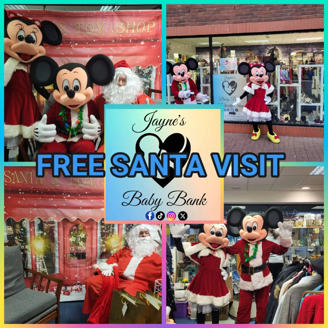 Photo from Jayne's Baby Bank (main page), 17 Sep 2024: Jayne'sBaby Bank FREE Santa event for customers and donators. This year we want to have two events in Blackwood shop and Pontypool shop (cha