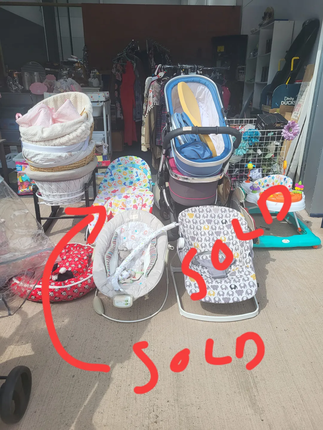 Photo from Jayne's Baby Bank (main page), 24 May 2024: Many thanks lady purchased 3 Bouncers