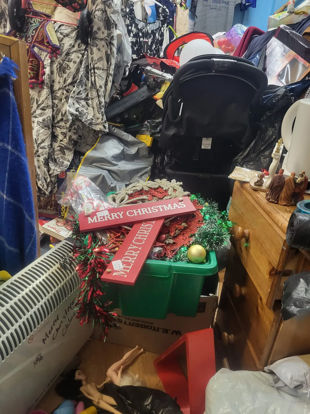 Photo from Jayne's Baby Bank (main page), 15 Dec 2024: Over 24 hours shift pricing donations and I still have a shop full to go!