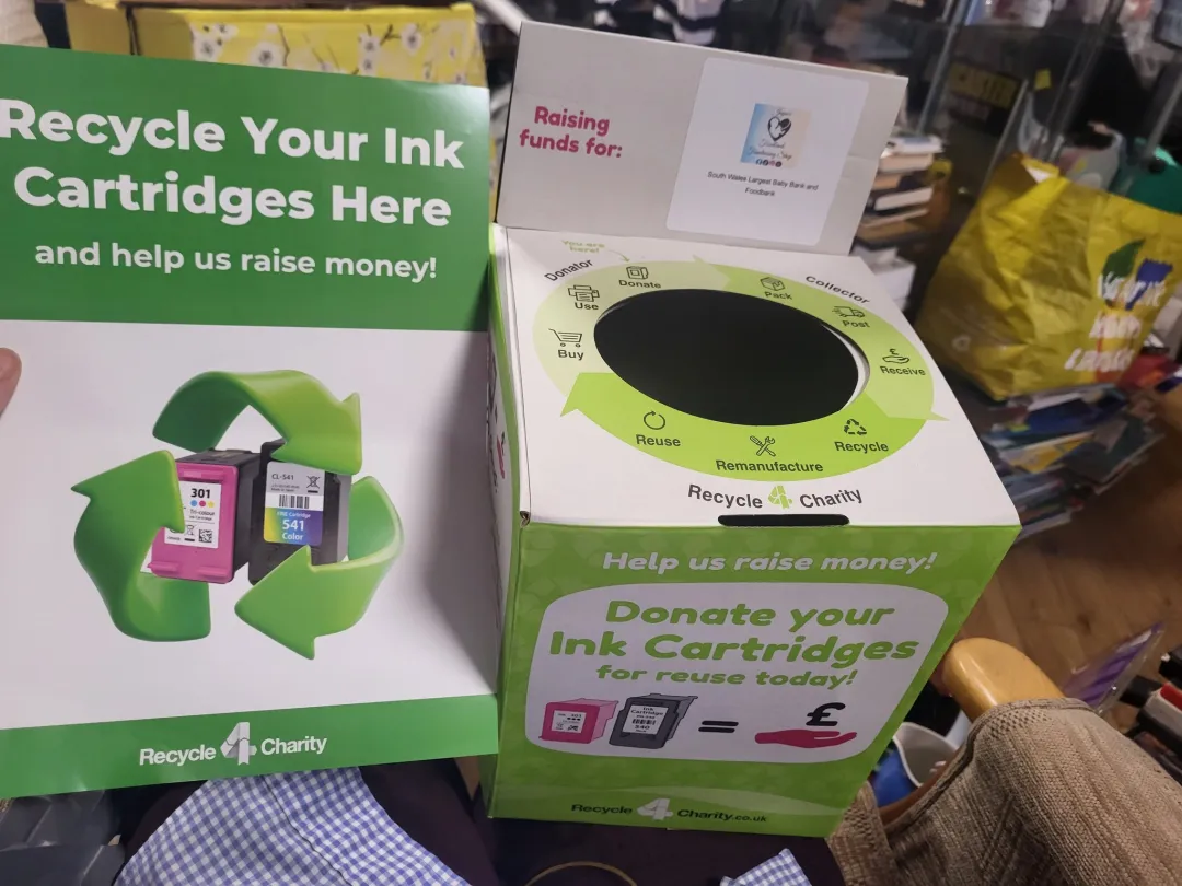 Photo from Jayne's Baby Bank (main page), 18 Aug 2025: Our secondary ink cartridges boxes have arrived
