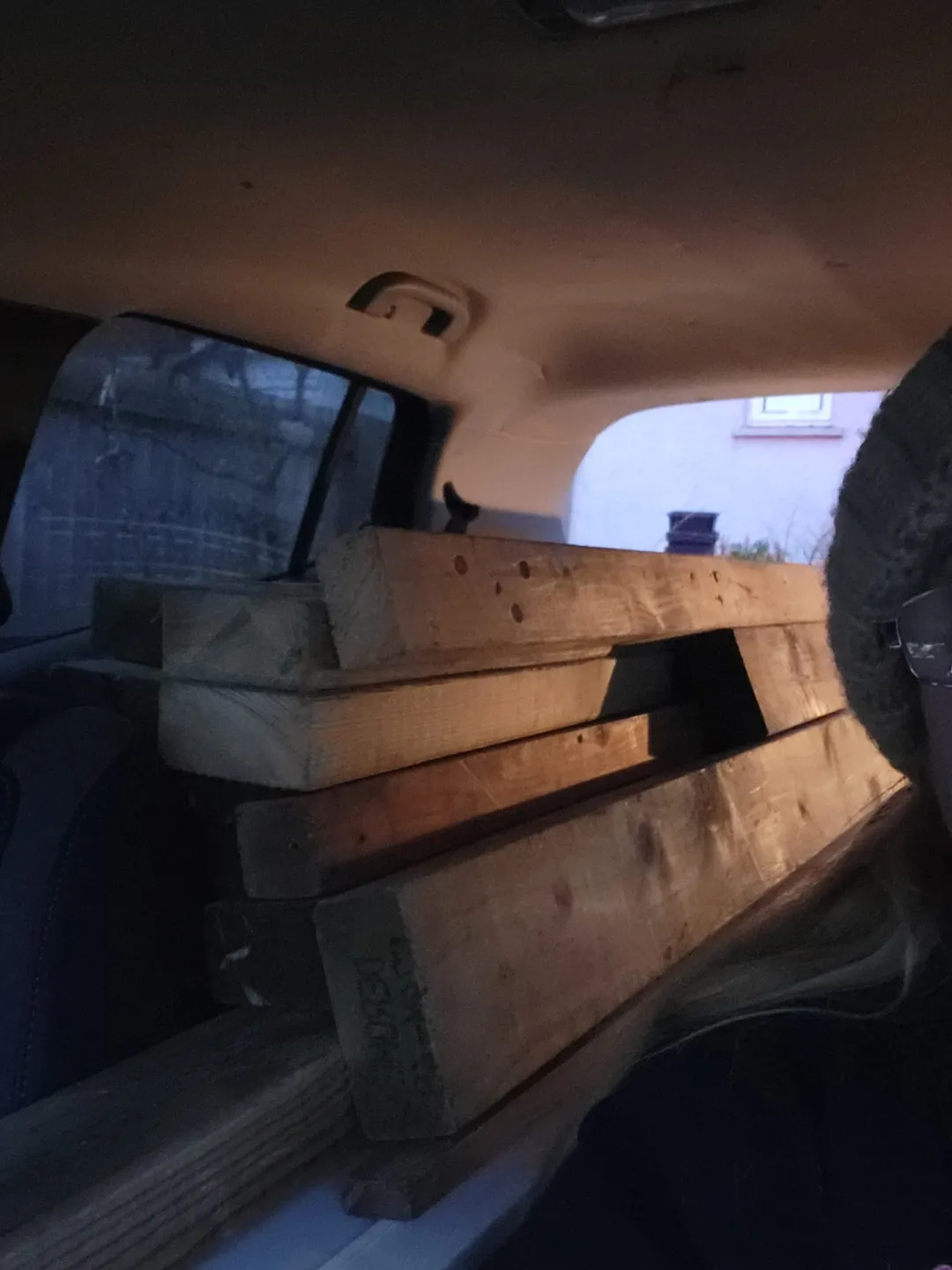 Photo from Jayne's Baby Bank (main page), 27 Feb 2024: All the wood be bought out of fundraising to use down Risca. No way were we leaving that there