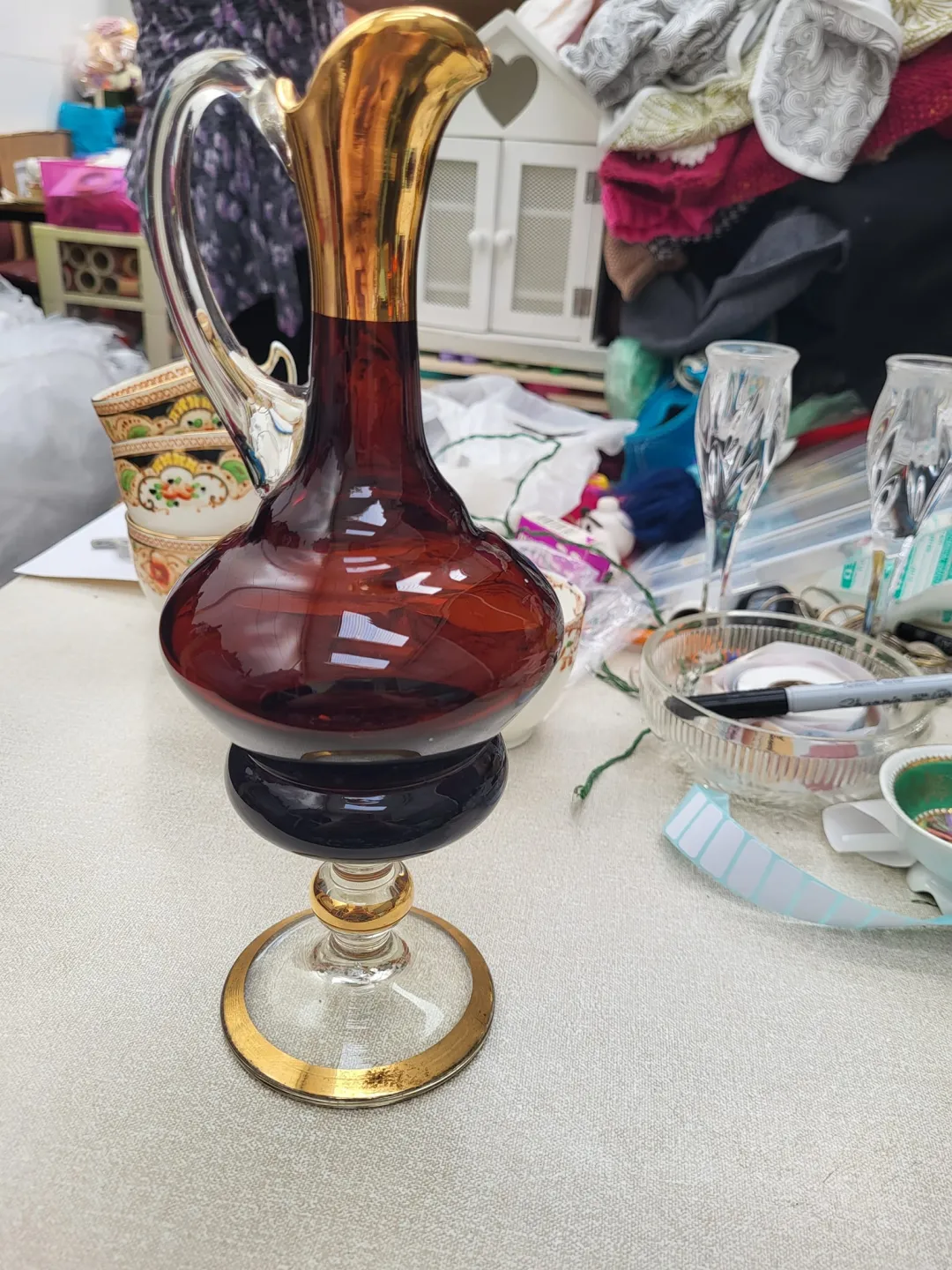 Photo from Jayne's Baby Bank (main page), 9 May 2024: Bohemian vintage glassware £20 please Dc