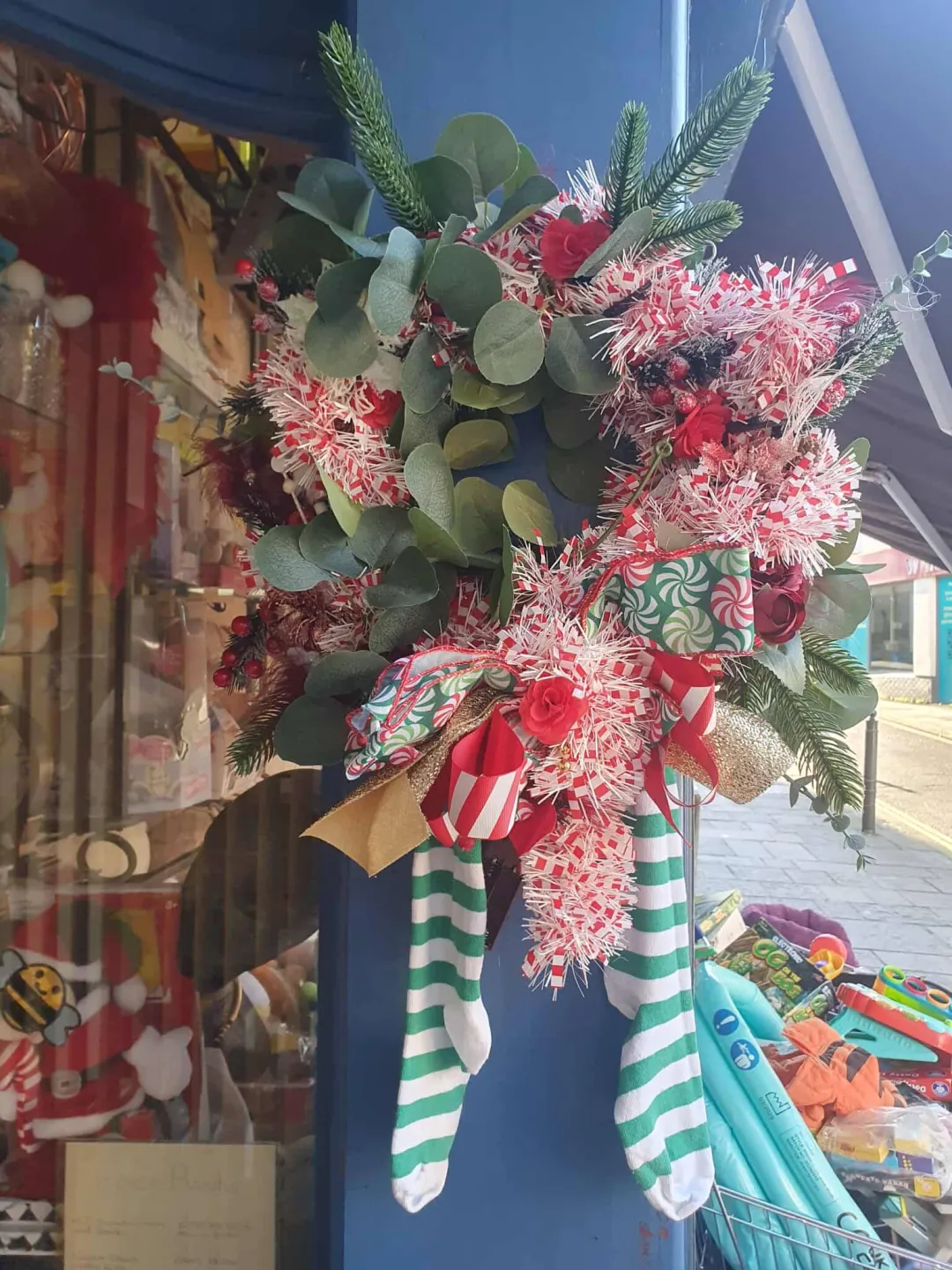 Photo from Jayne's Baby Bank (main page), 25 Nov 2025: Thank you to our Lisa from Women's Worth coming soon to Pontypool- she has made this beautiful wreath for me and I am going to gift it to my
