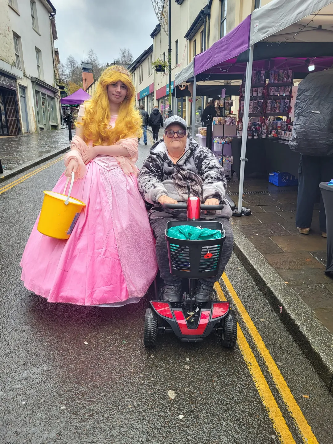 Photo from Jayne's Baby Bank (main page), 30 Nov 2024: Santa and the characters have left Pontypool ready for Blackwood shop