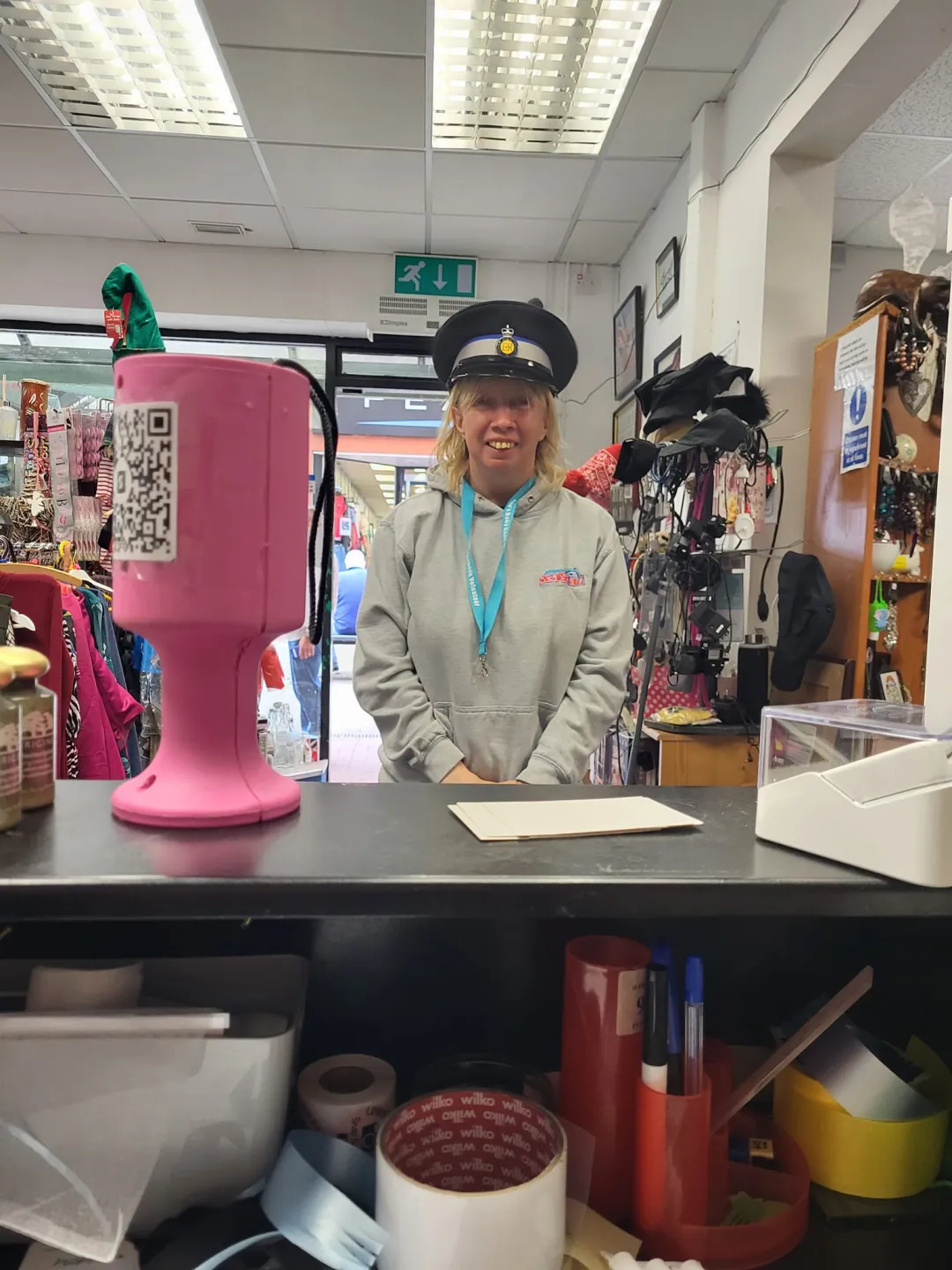 Photo from Jayne's Baby Bank (main page), 2 Aug 2024: Mr police officer : you forgot your hat