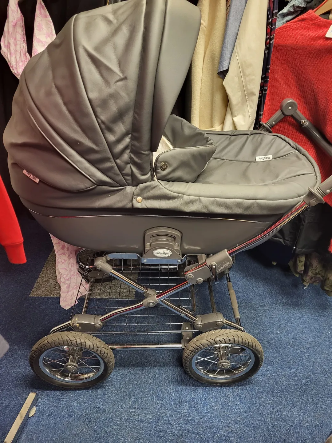 Photo from Jayne's Baby Bank (main page), 25 Feb 2024: Given for fundraising £100 please. Rain cover included. Beautiful pram . BLACKWOOD SHOP