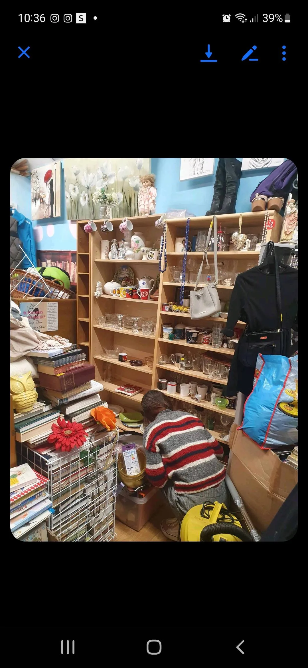 Photo from Jayne's Baby Bank (main page), 18 Mar 2025: Thank you to Pontypool staff for moving around phase 1 ready for pur free cafe and Dawn our book manager to he able to access our books for 