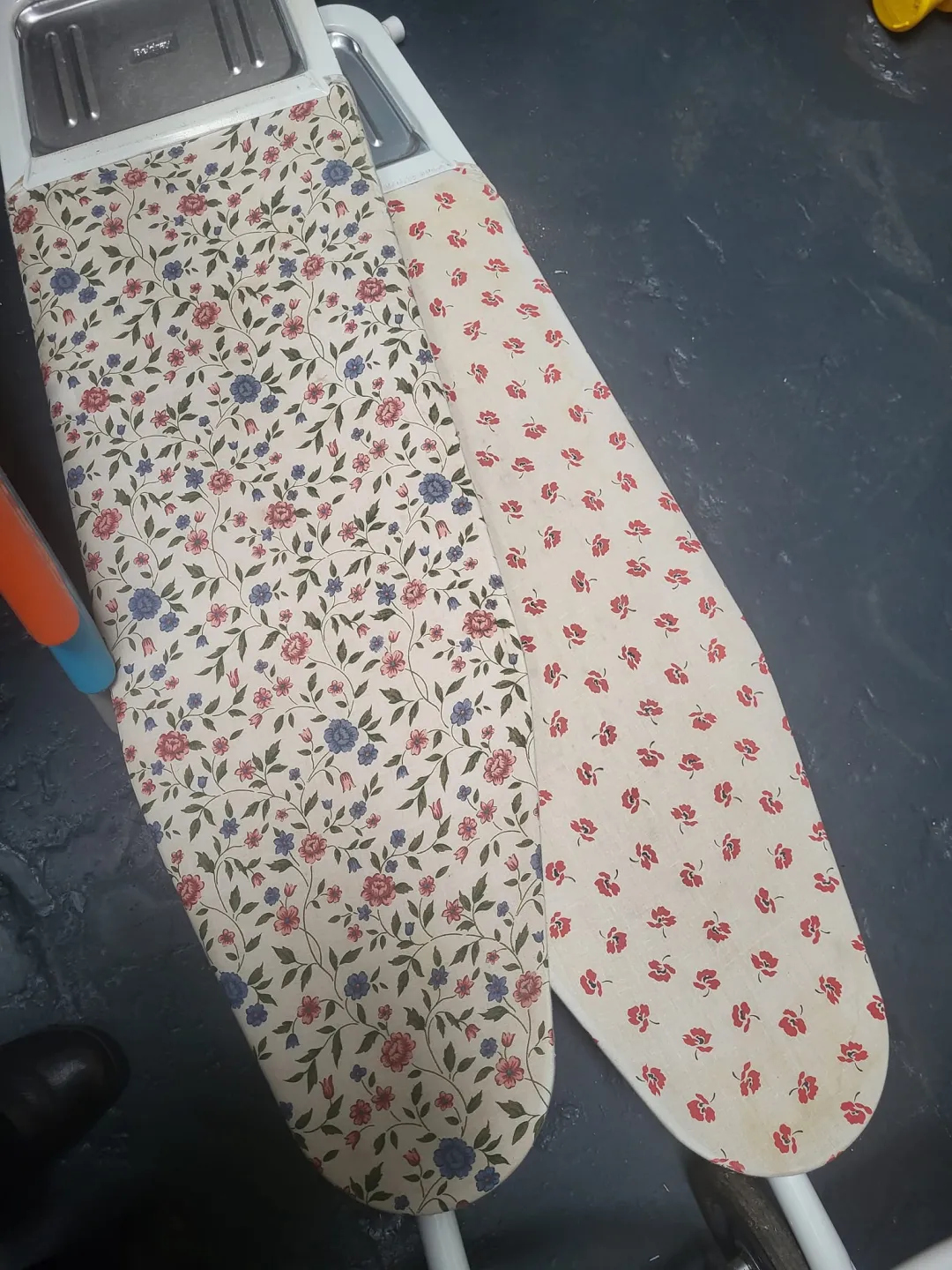 Photo from Jayne's Baby Bank (main page), 13 Jun 2024: Larger items for sale Ironing boards £6 each please Children chairs junior size £7 each please Chrome chairs x 2 £10 each please Glass table