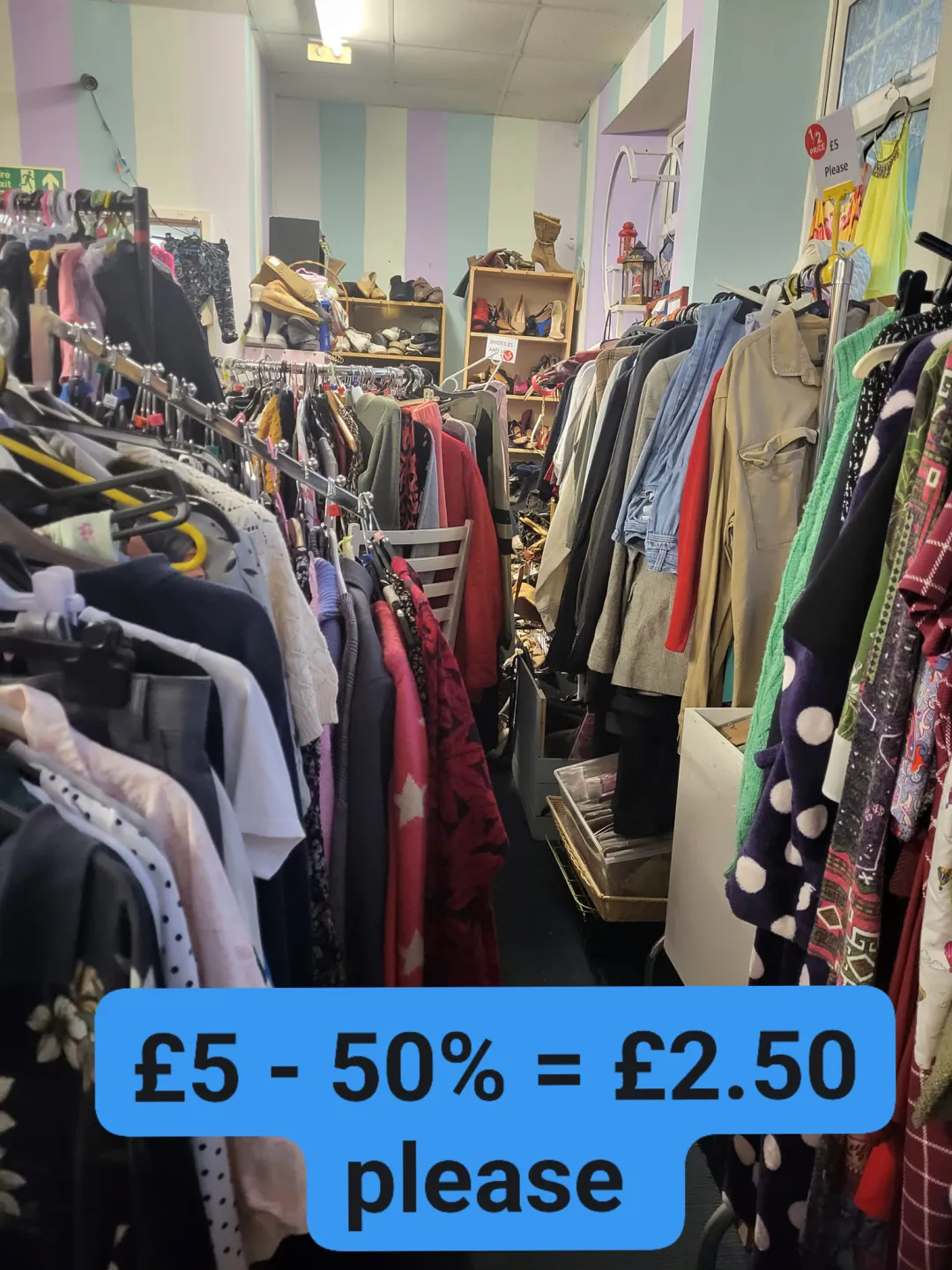Photo from Jayne's Baby Bank (main page), 7 Sep 2024: When you hit a certain age in life and the best Saturday night out is in a charity shop! ♻️🍼🌎❤️ Pontly pool open tomorrow am.