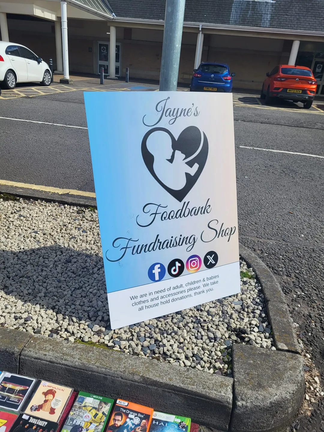 Photo from Jayne's Baby Bank (main page), 14 Apr 2024: We made £43 . 15 today at morrisons Caerphilly. We met new house clearing contacts, new customers and got to talk to customers about what we