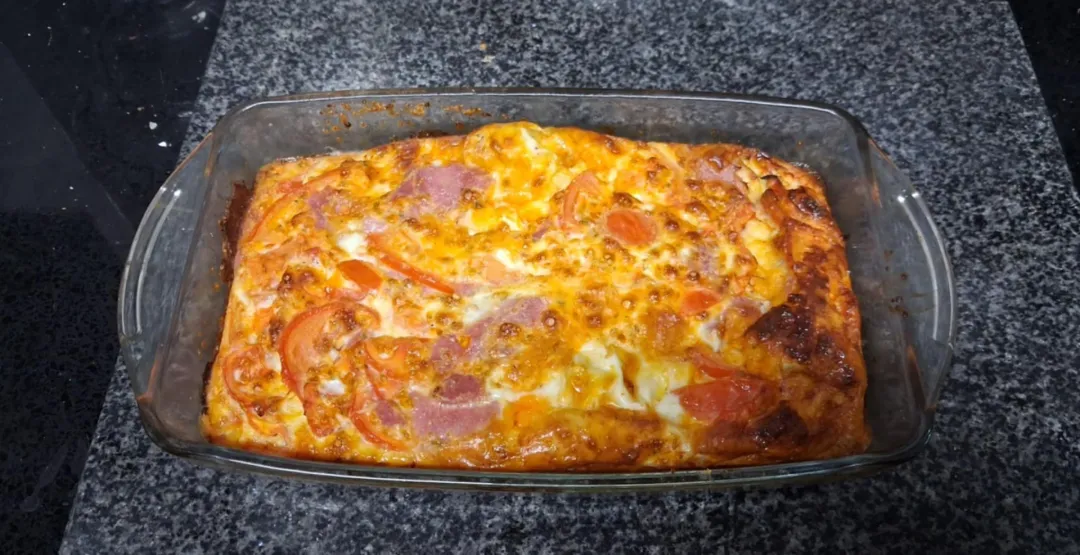 Photo from Jayne's Baby Bank (main page), 3 Feb 2026: Crustless quiche from food waste from the church