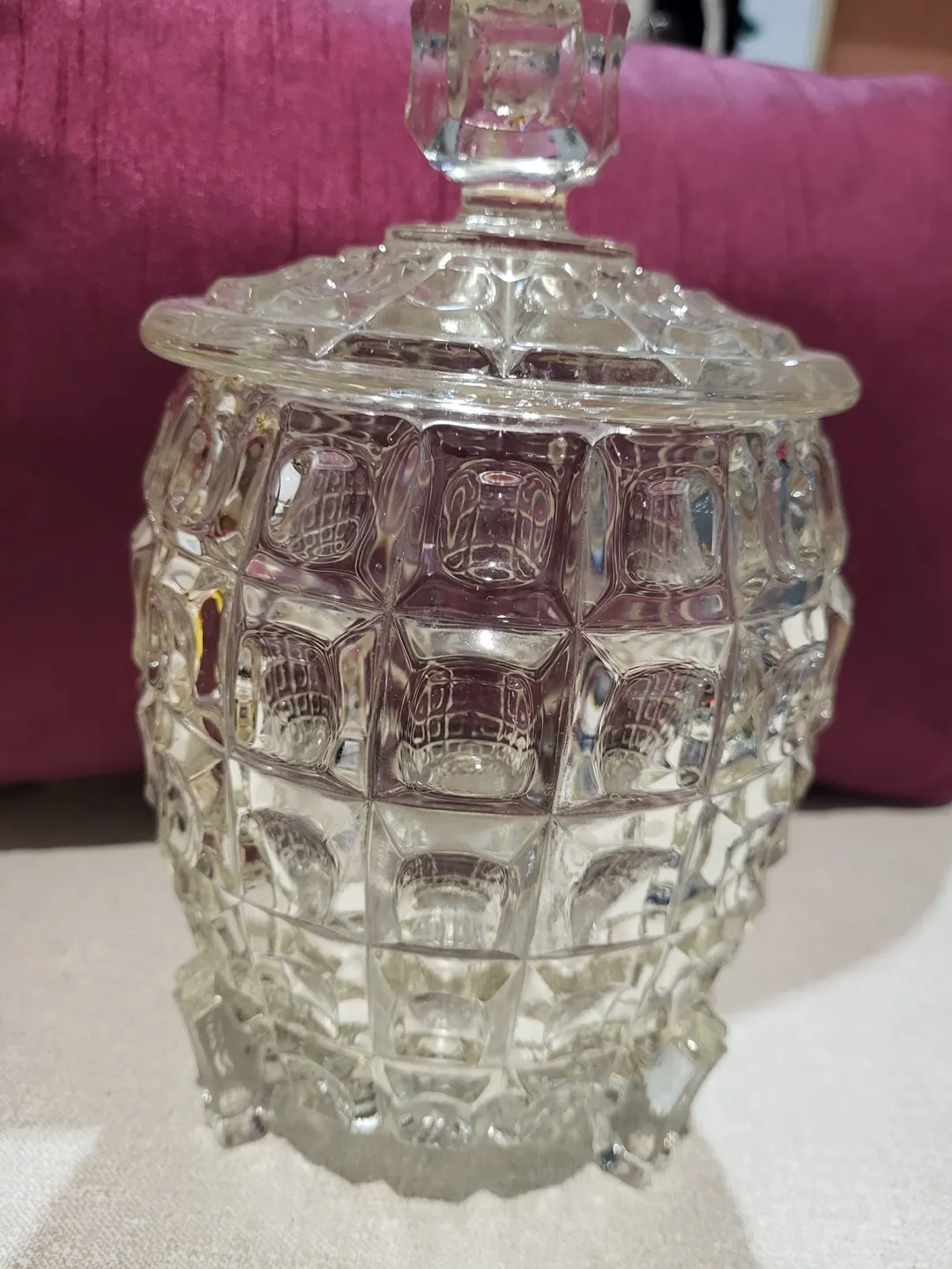 Photo from Jayne's Baby Bank (main page), 24 May 2024: Large glass sweet jar £30 please ❤️♻️ Dc