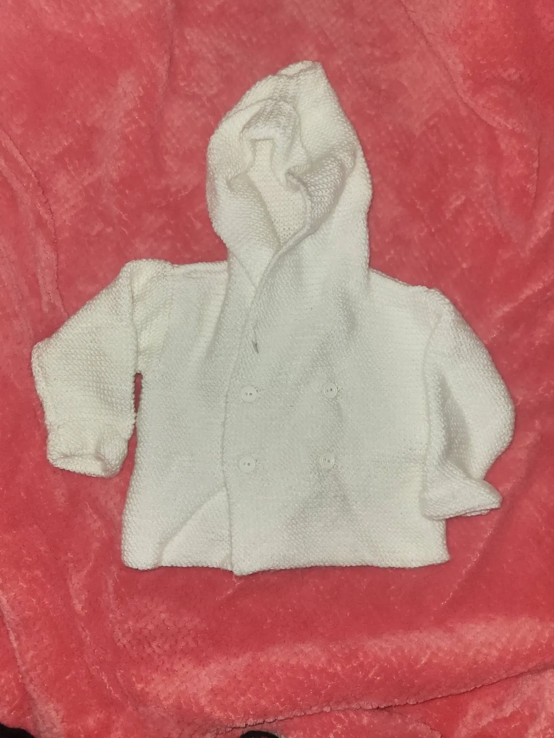 Photo from Jayne's Baby Bank (main page), 16 Dec 2025: Hand knitted by the ladies in the nursing homes for fundraising no sizes 0- 6 months approximately £5 each Yes we can post for recorded post