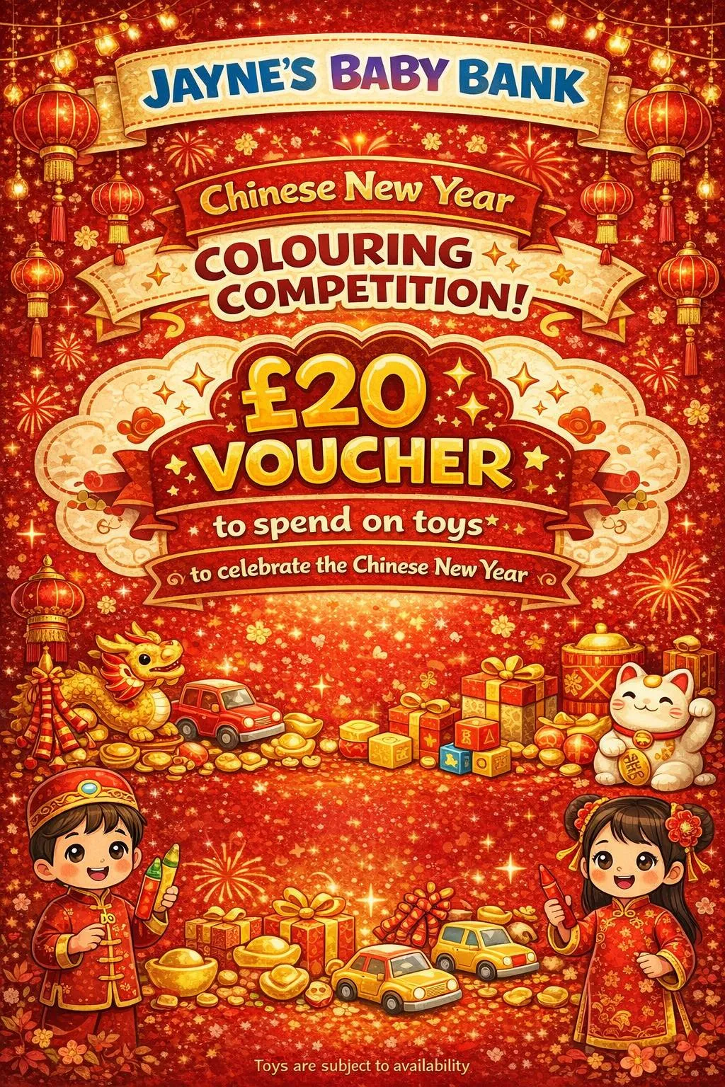 Photo from Jayne's Baby Bank (main page), 17 Feb 2026: Any child can enter guys If you can't post the photo below we need to add you to our group so drop me a dm