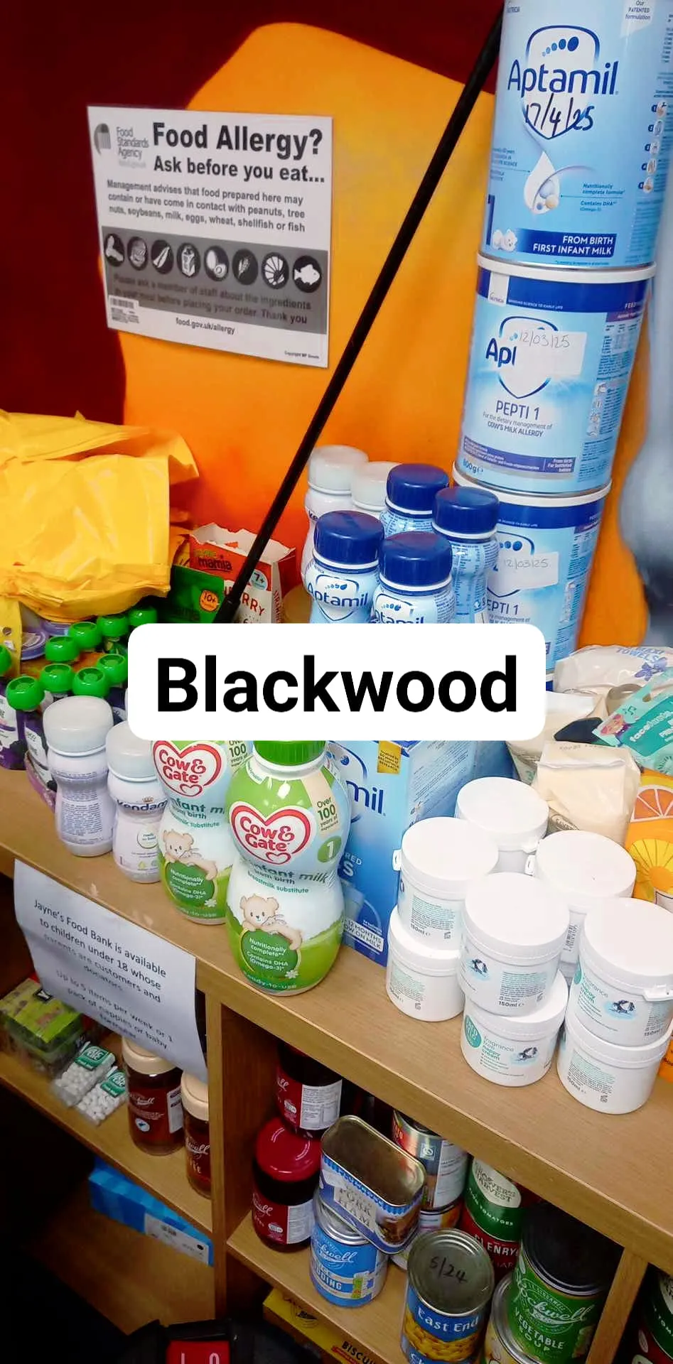 Photo from Jayne's Baby Bank (main page), 9 Feb 2024: Tons of baby milk in guys - and don't forget I need names for the FREE HALF TERM PACKS BY SUNDAY.
