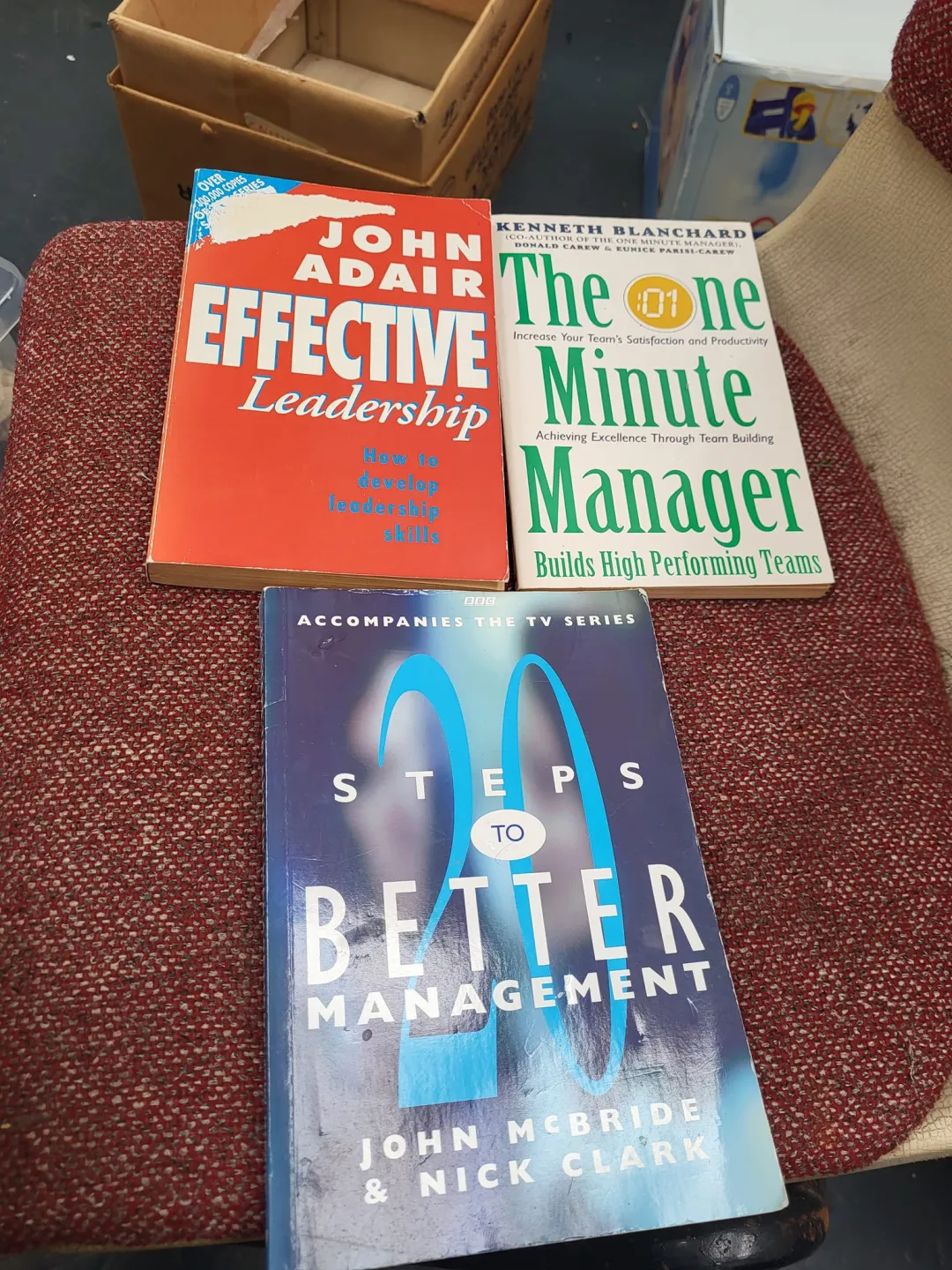 Photo from Jayne's Baby Bank (main page), 18 May 2024: Couple of books available if our managers want to borrow them