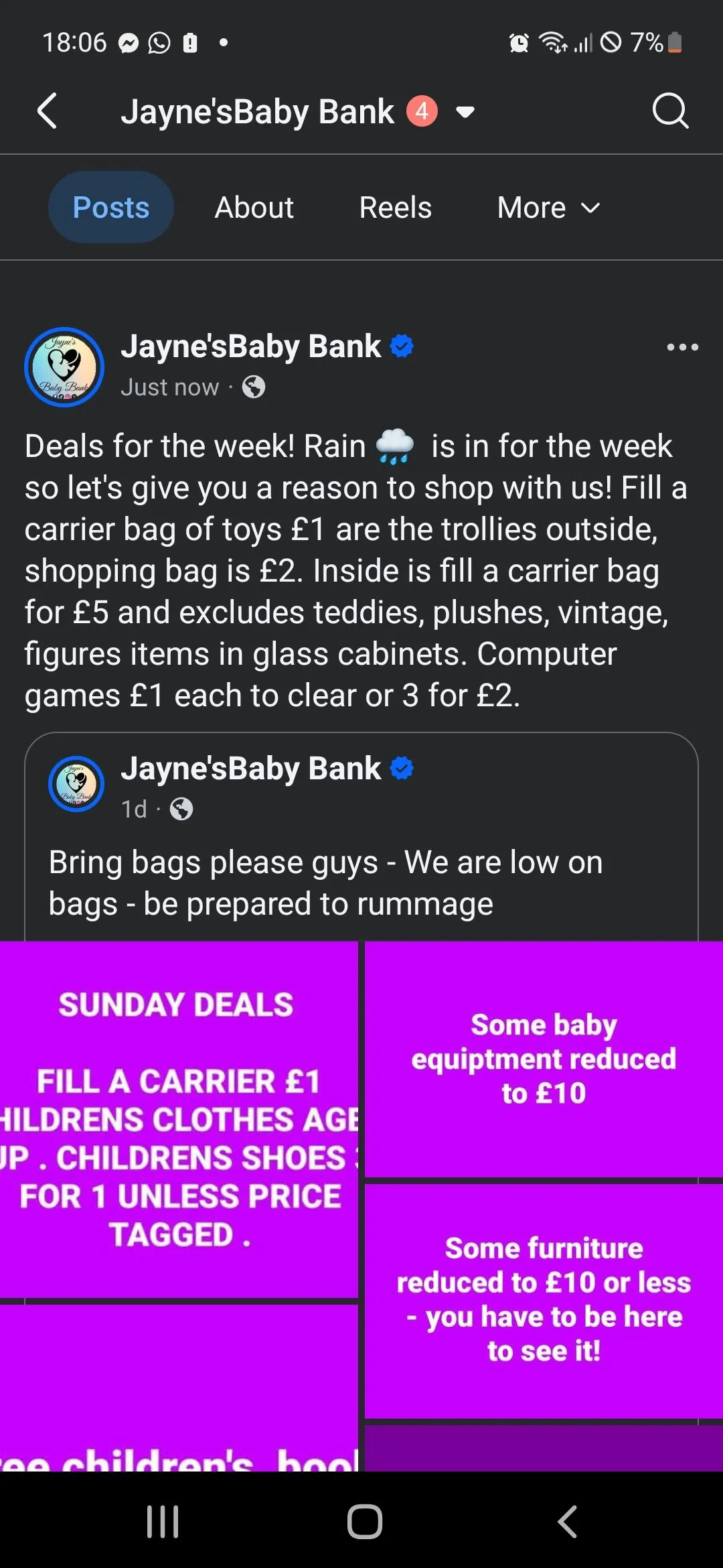 Photo from Jayne's Baby Bank (main page), 26 Oct 2025