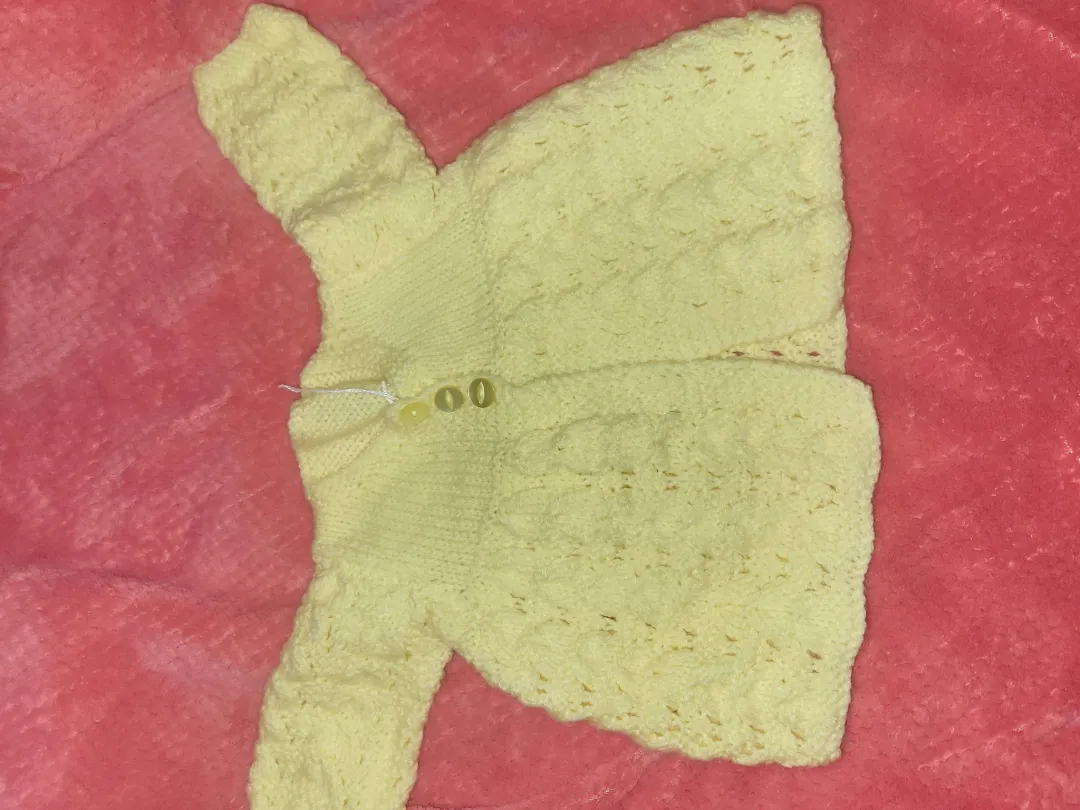 Photo from Jayne's Baby Bank (main page), 16 Dec 2025: Hand knitted by the ladies in the nursing homes for fundraising no sizes 0- 6 months approximately £5 each Yes we can post for recorded post
