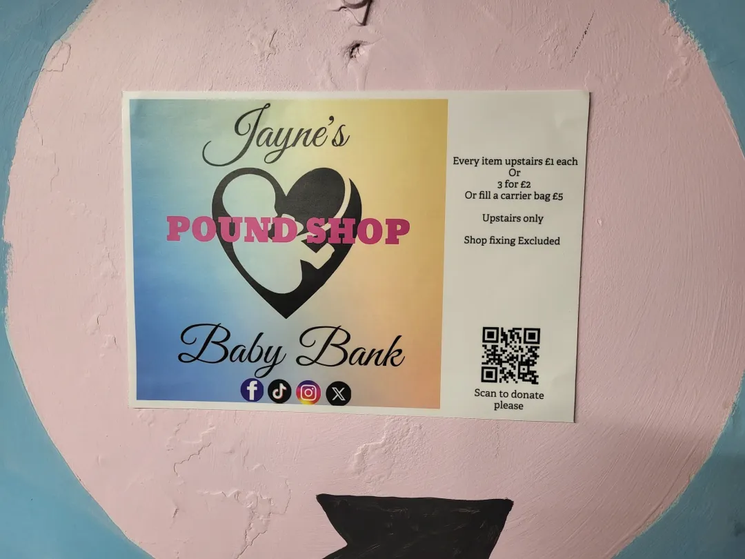 Photo from Jayne's Baby Bank (main page), 19 Jan 2025: Pontypool £1 shop floor back open NOW! Every item £1 or 3 for £2 or fill a carrier bag for £5. All old stock - #whenitsgoneitsgone When I sa