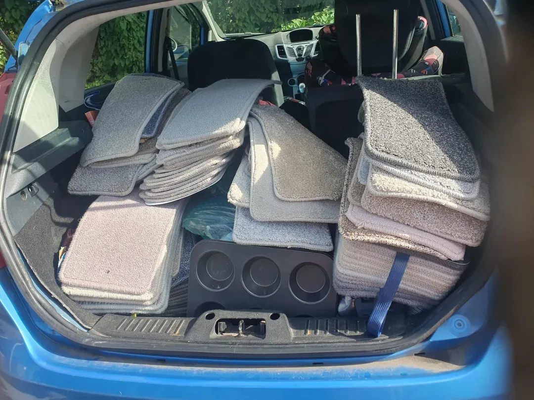Photo from Jayne's Baby Bank (main page), 29 Aug 2025: Thank you Aimee CT for thinking of us with these sample tiles. Ideal little mats - all at Risca shop guys £1 each please