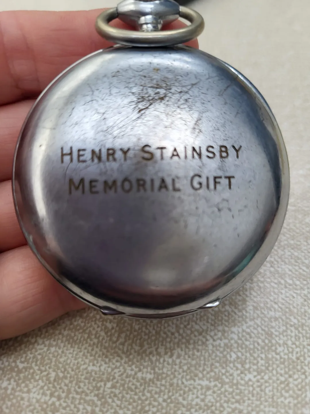 Photo from Jayne's Baby Bank (main page), 9 May 2024: Braile pocket watch £65 please Donations Centre