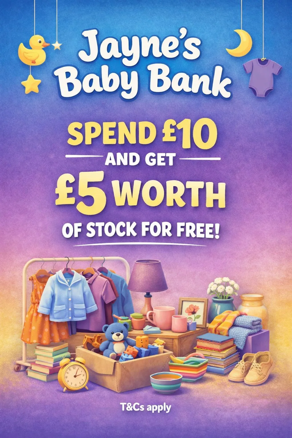 Photo from Jayne's Baby Bank (main page), 15 Feb 2026: Sunday Plan, Pontypool open until 2pm ish Dan and my Dad have to transport donations to DC as Dan had about 800 bags this week - not even.a 