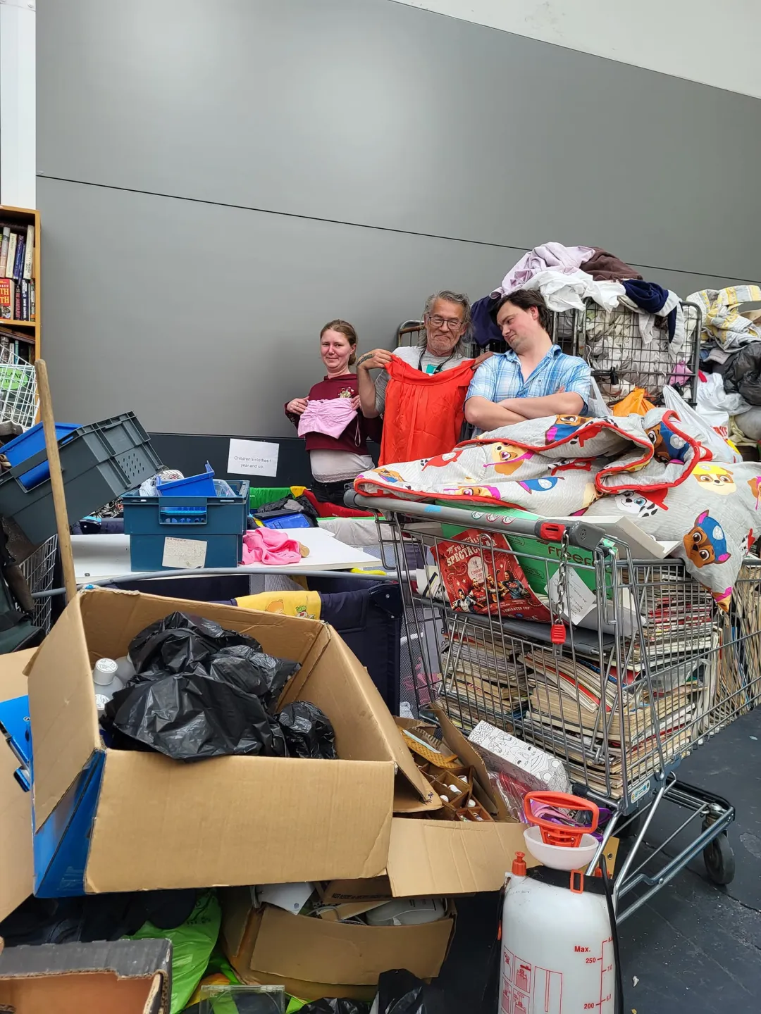 Photo from Jayne's Baby Bank (main page), 16 Jul 2024: Over time at the donation centre Donation centre open from shopping until 8pm