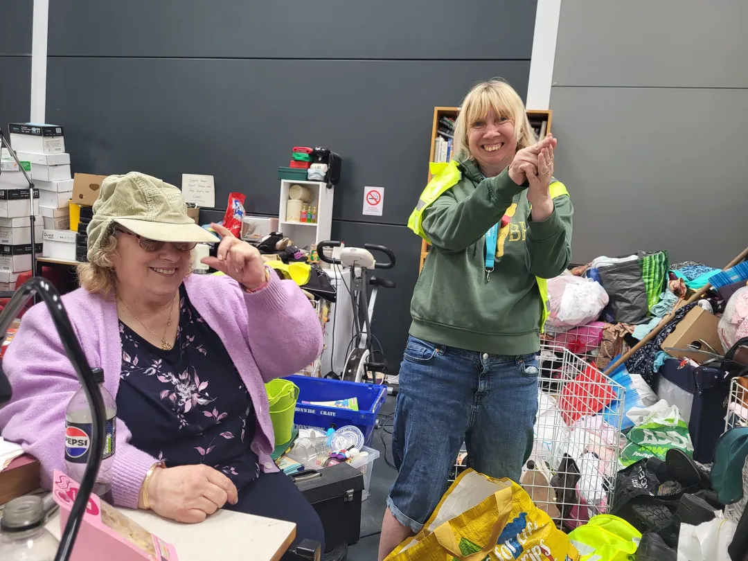 Photo from Jayne's Baby Bank (main page), 11 Jun 2024: Some of our fabulous volunteers working hard!
