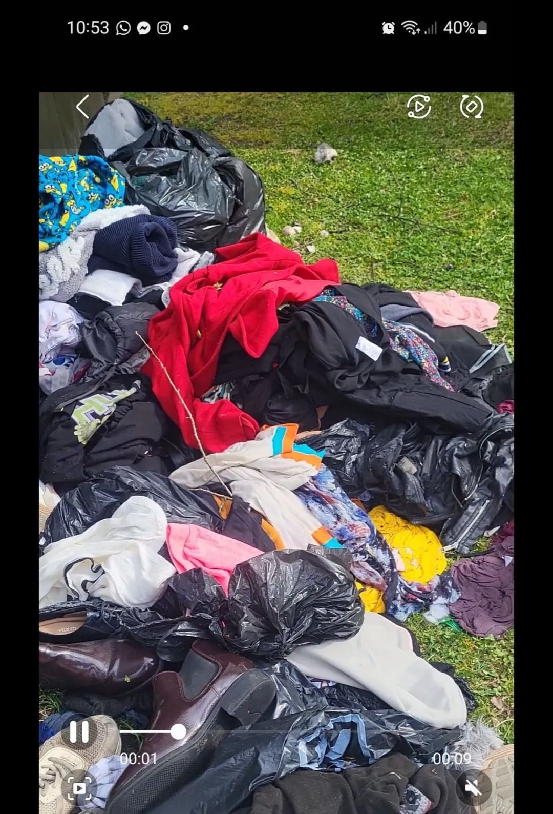 Photo from Jayne's Baby Bank (main page), 20 Apr 2025: Guys don't take bags and donations from out side charity shops and bins it is theft. Plus there are multiple shop and bins we are now author