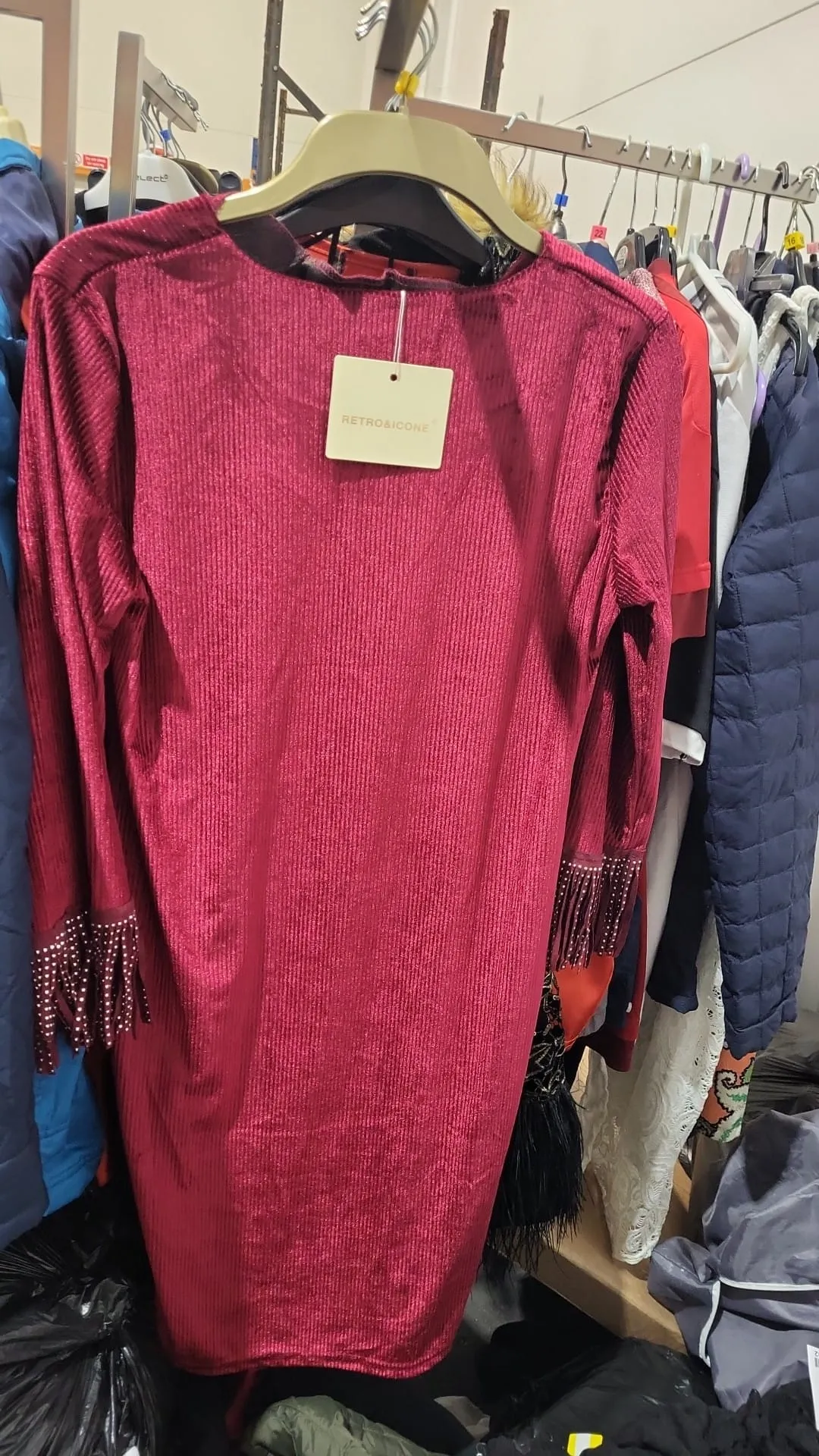 Photo from Jayne's Baby Bank (main page), 4 Apr 2024: Darker red retro & icon £8 please new with tags size large dc