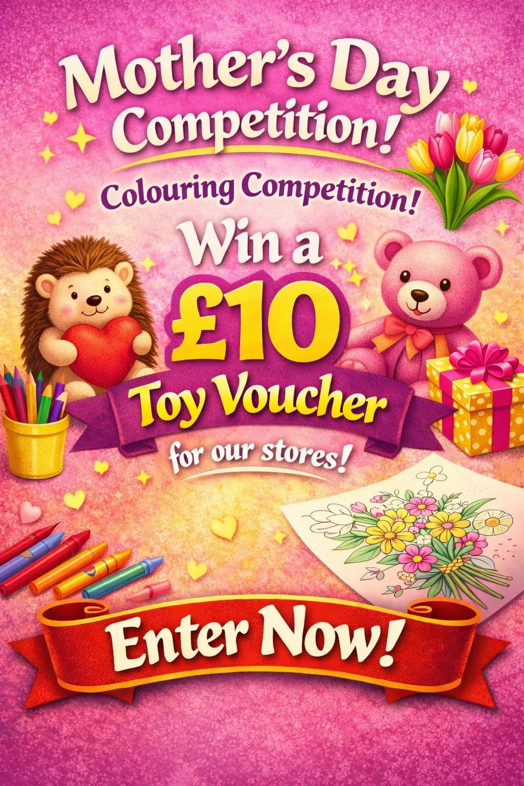 Photo from Jayne's Baby Bank (main page), 10 Mar 2026: Post a photo of your childs picture or card to win £10 book or toy voucher for our shops. Please cover child's face with an emoji if faces a