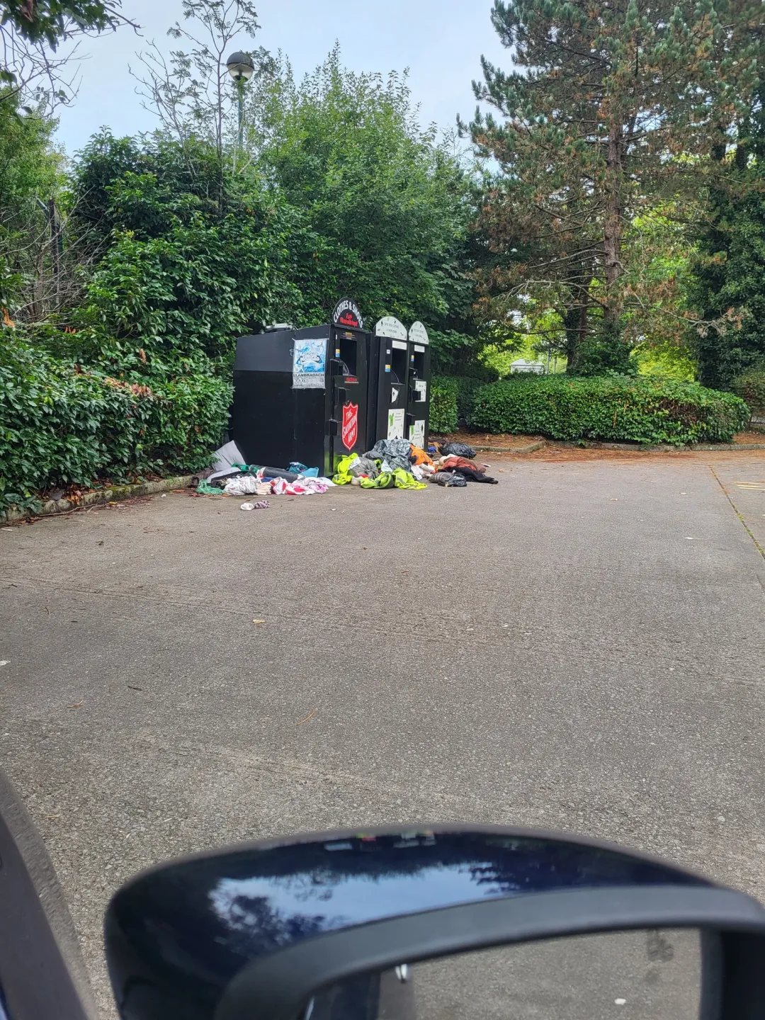 Photo from Jayne's Baby Bank (main page), 6 Sep 2025: We are open all day in Caerphilly for donations- all that will go in landfill and the major charities with these bins don't care its just ca