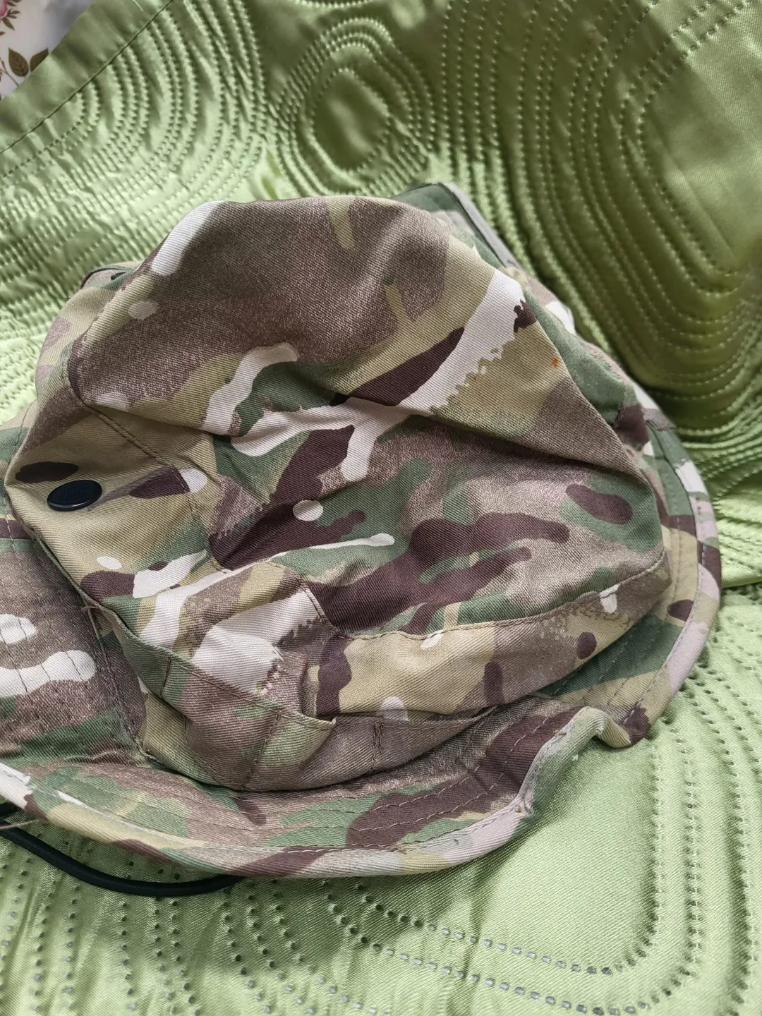 Photo from Jayne's Baby Bank (main page), 31 May 2024: Army issue tropical hat £5 please Excluded from discount