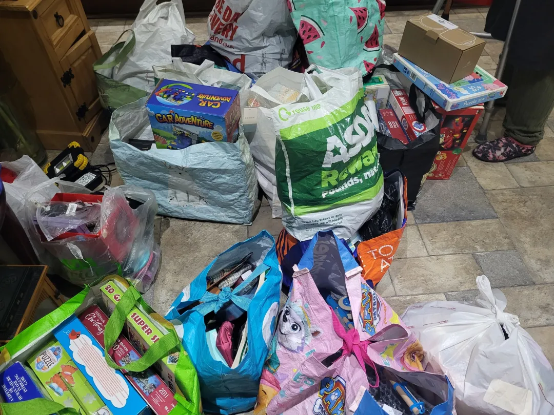 Photo from Jayne's Baby Bank (main page), 1 Feb 2026: My Mother has been working hard on the Jewellery, hair accessories small figures, jigsaws and games this week! I said about time she pulled 