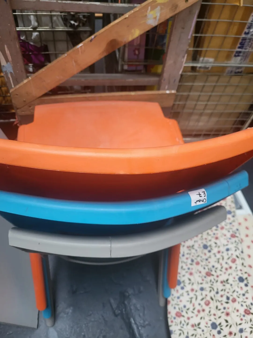 Photo from Jayne's Baby Bank (main page), 13 Jun 2024: Larger items for sale Ironing boards £6 each please Children chairs junior size £7 each please Chrome chairs x 2 £10 each please Glass table