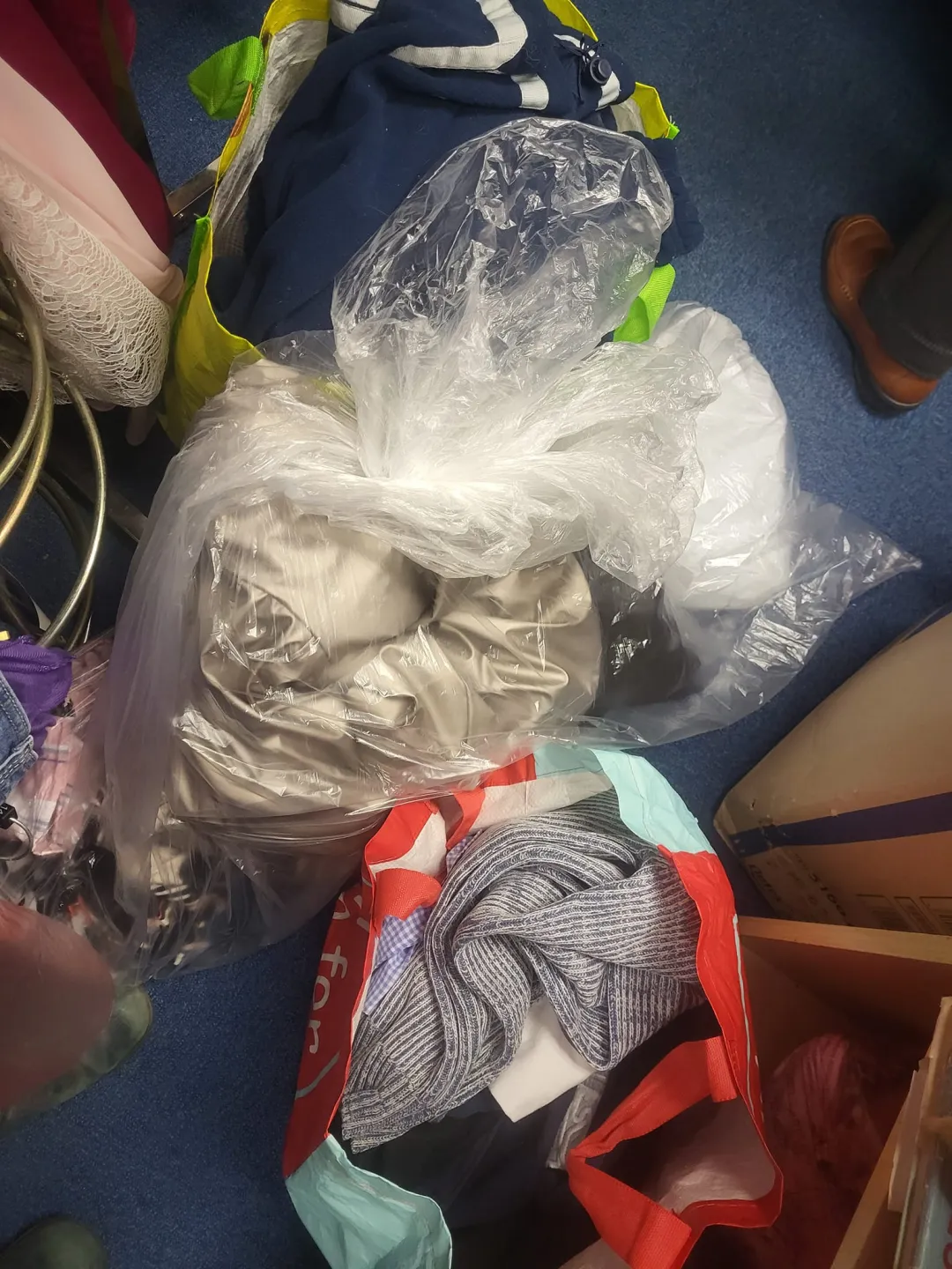 Photo from Jayne's Baby Bank (main page), 8 Mar 2024: Donations today plus 2 other bags I forgot to photo graph