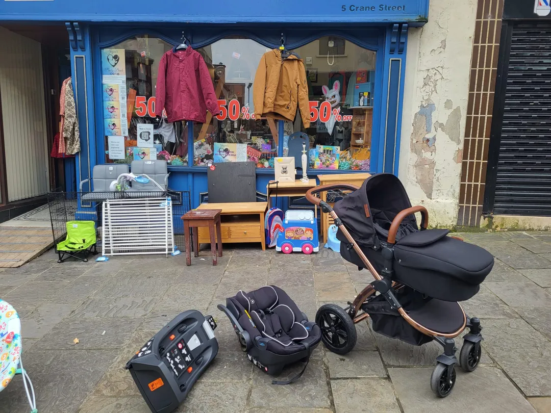 Photo from Jayne's Baby Bank (main page), 13 Oct 2024: We have been donated this beautiful pram Icke Bubbo for fundraising- originally cost £750 - £350 please - Excluded from half price sale. Inc