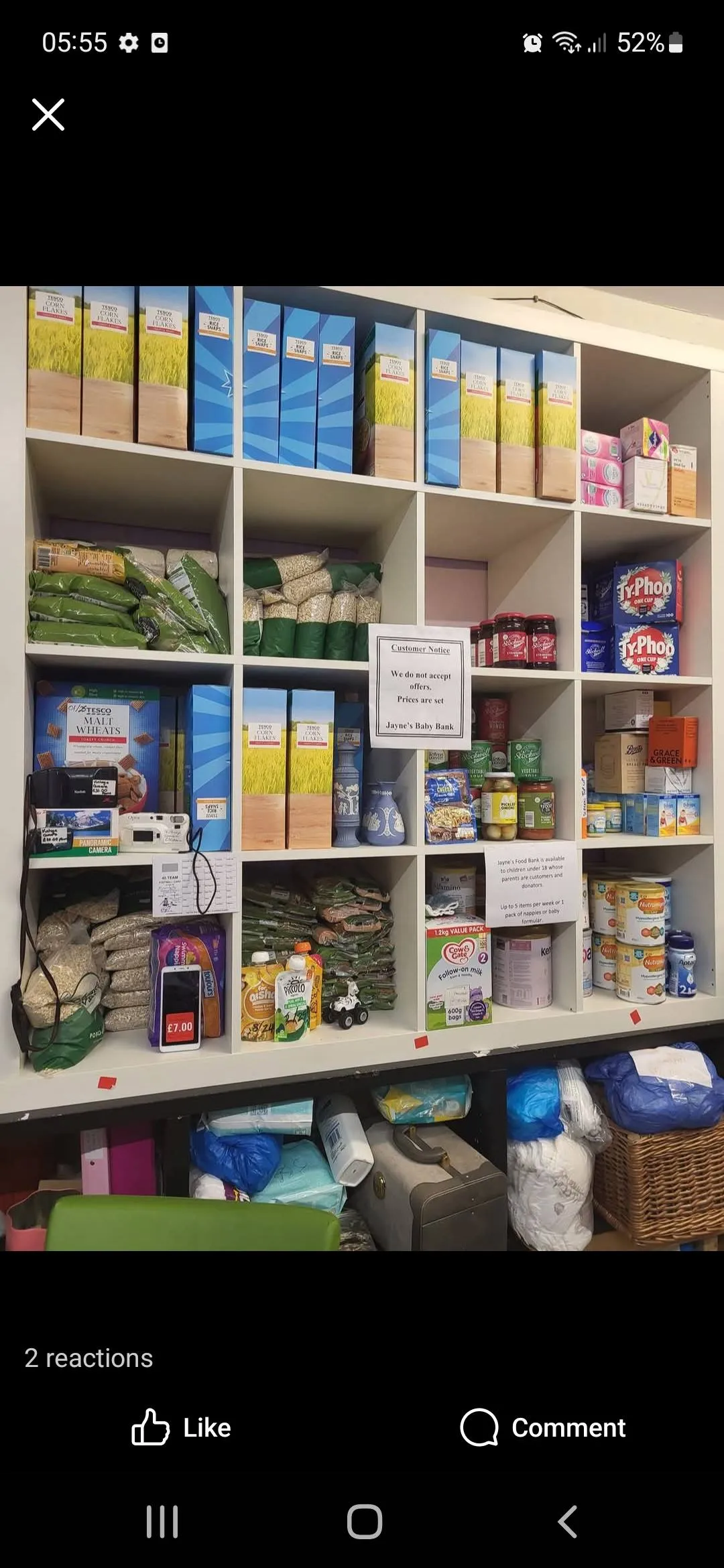 Photo from Jayne's Baby Bank (main page), 5 Dec 2025