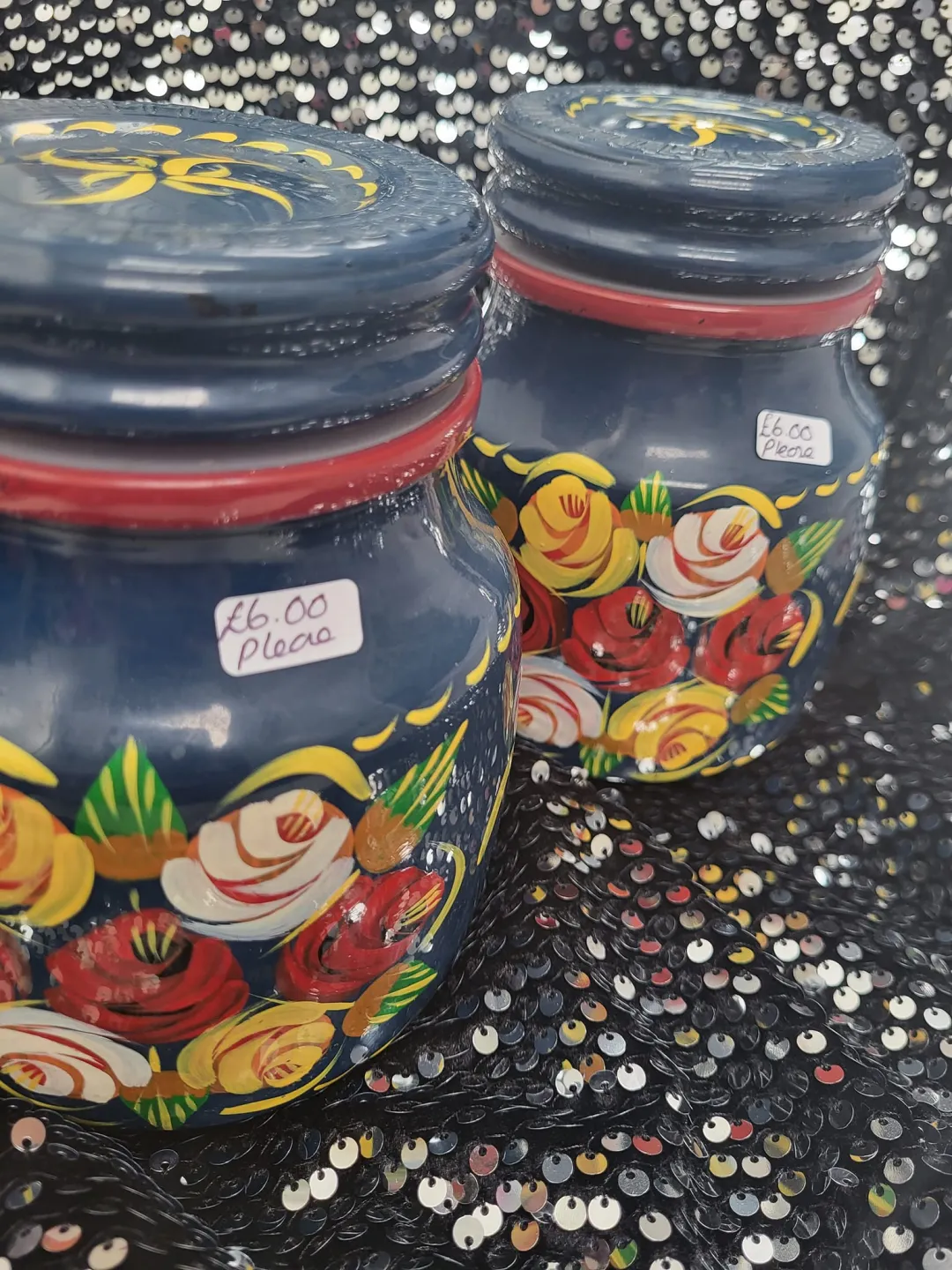 Photo from Jayne's Baby Bank (main page), 3 Jun 2024: Handprints large jars £6 each or pair for £10 please