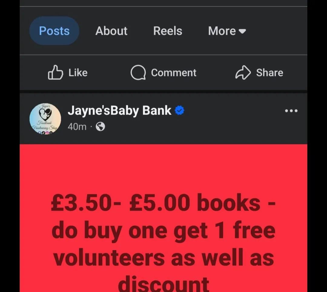 Photo from Jayne's Baby Bank (main page), 16 Sep 2025