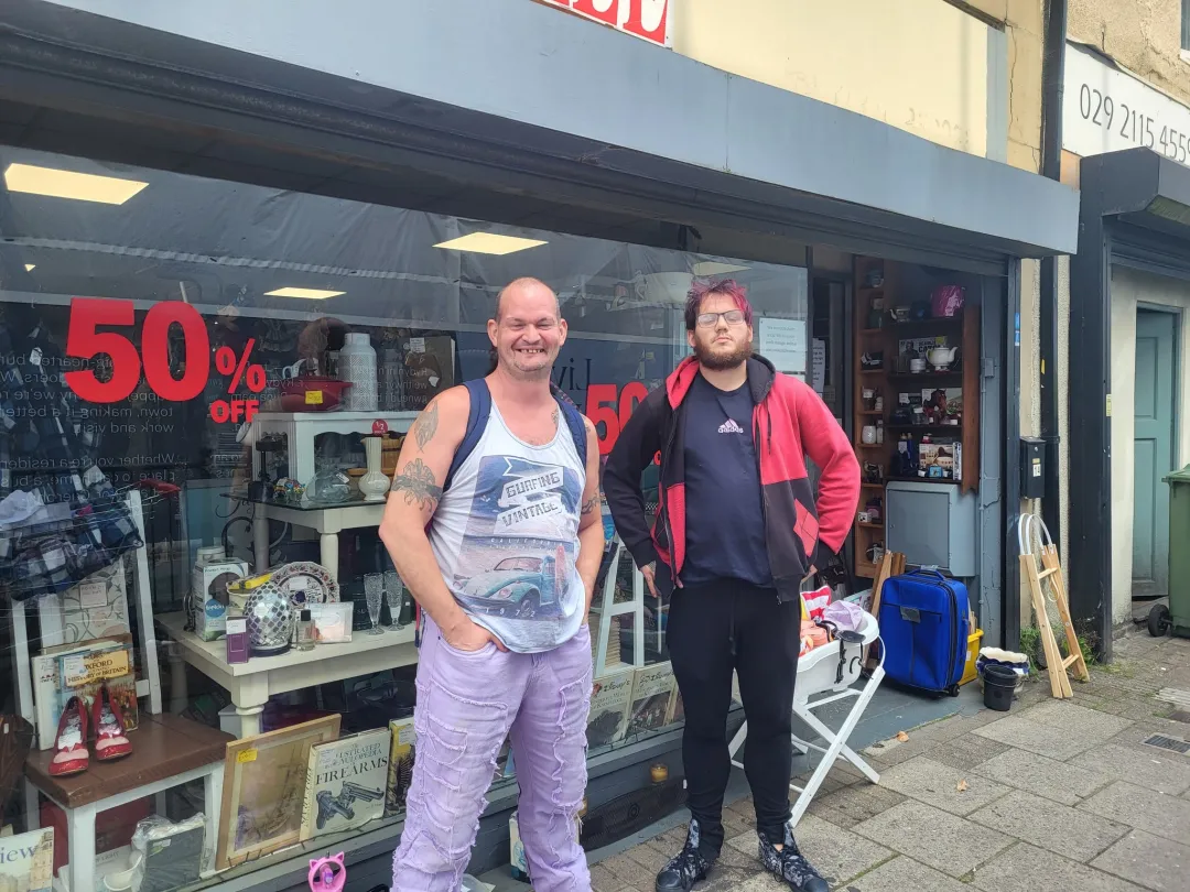 Photo from Jayne's Baby Bank (main page), 18 Aug 2025: Two customers travelled 2 hours from Aberdare to come and meet us! Thank you lads!