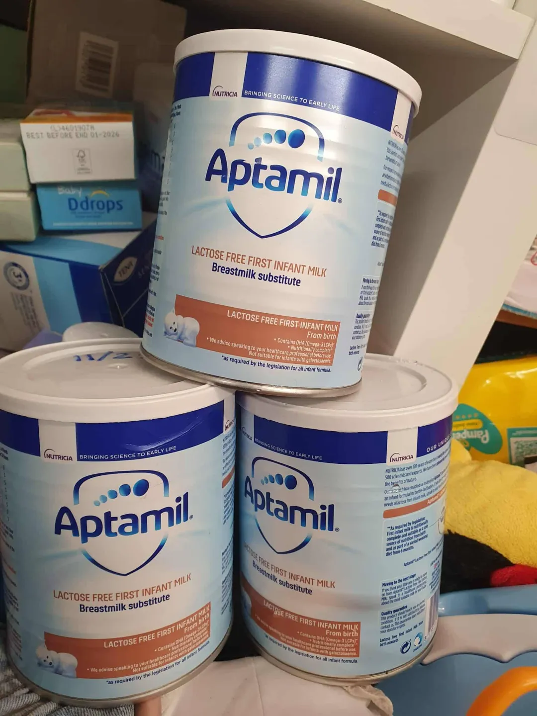 Photo from Jayne's Baby Bank (main page), 26 Nov 2025: Pontypool staff have done a 5 items top up shop restock and checked what was left and we have some milks coming up to date if anyone needs t