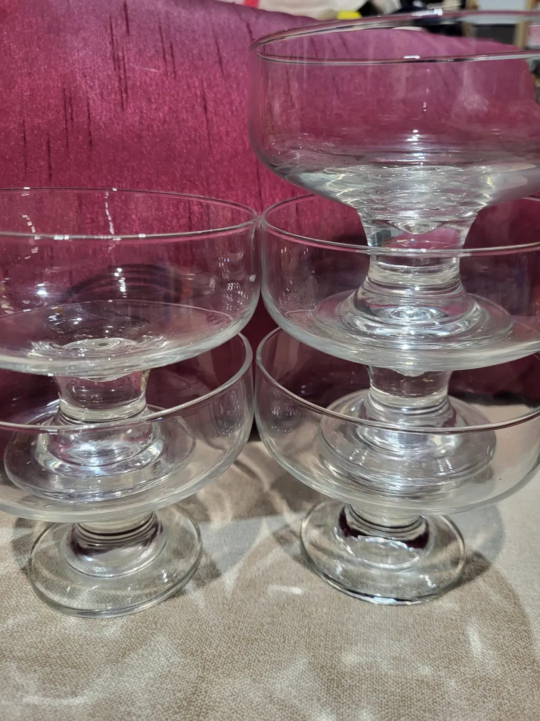 Photo from Jayne's Baby Bank (main page), 24 May 2024: Desert glasses £6 set please Dc